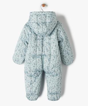 Combinaison pilote bébé fille matelassée avec moufles - LuluCastagnette vue4 - LULUCASTAGNETTE - GEMO