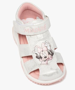 Sandales bébé fille tout terrain à scratch - Minnie vue5 - MINNIE - GEMO