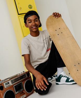 Tee-shirt manches courtes imprimé devant et dos garçon - Dragon Ball Super vue5 - DRAGON BALL Z - GEMO