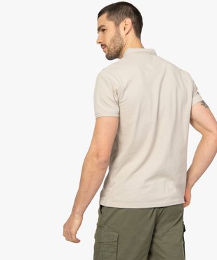 Polo homme à manches courtes en maille fantaisie vue3 - Nikesneakers (HOMME) - Nikesneakers