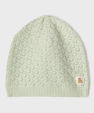 Bonnet de naissance en maille fantaisie - LuluCastagnette vue1 - LULUCASTAGNETTE - GEMO