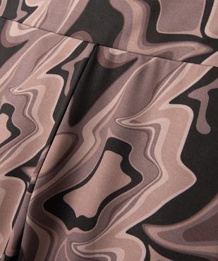 Leggings de sport imprimé avec large ceinture fille vue2 - GEMO (JUNIOR) - GEMO