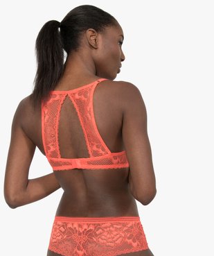 Soutien-gorge push-up avec armatures avec dos en dentelle vue2 - GEMO(HOMWR FEM) - GEMO