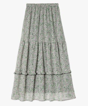 Jupe femme à motifs fleuris et volants vue4 - GEMO(FEMME PAP) - GEMO