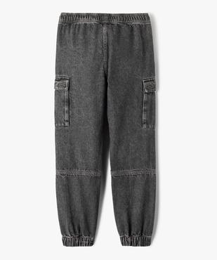 Jegging avec poches à rabat sur les cuisses garçon vue3 - GEMO (JUNIOR) - GEMO