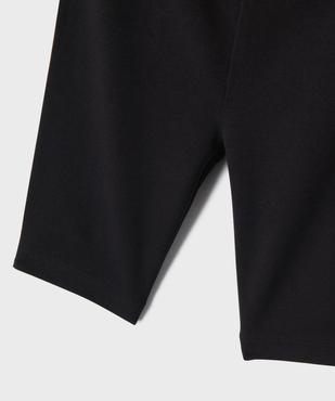 Cycliste en coton stretch à taille élastiquée fille vue2 - GEMO 4G FILLE - GEMO