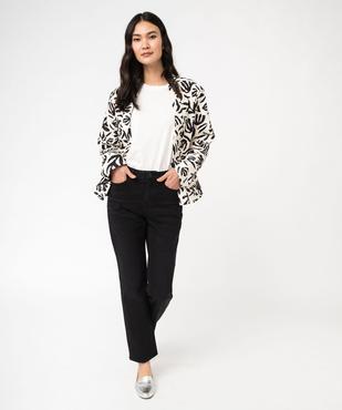 Jean Regular taille haute femme - Longueur L26 vue6 - GEMO(FEMME PAP) - GEMO