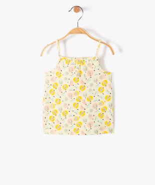 Débardeur bébé fille imprimé à fines bretelles vue1 - GEMO(BEBE DEBT) - GEMO