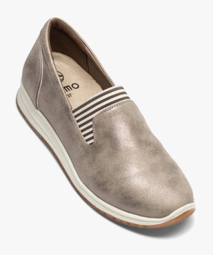 Mocassins femme sport à ouverture élastiquée vue5 - GEMO (CONFORT) - GEMO