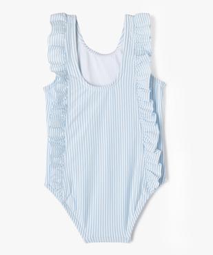 Maillot de bain une pièce à rayures bébé fille - LuluCastagnette vue3 - LULUCASTAGNETTE - GEMO