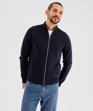 Gilet zippé à col montant homme vue1 - GEMO (HOMME) - GEMO