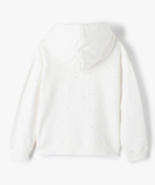 Sweat fille à capuche avec paillettes vue3 - GEMO (ENFANT) - GEMO