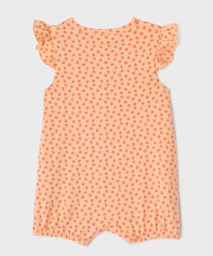 Combishort imprimé bébé fille (lot de 2) vue3 - GEMO 4G BEBE - GEMO