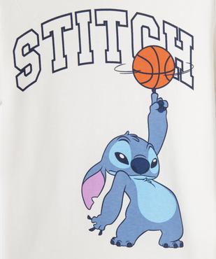 Tee-shirt manches courtes imprimé garçon - Stitch vue3 - LILO & STITCH - GEMO