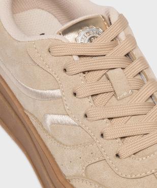 Baskets à plateforme avec touches métallisées femme - Camps United vue6 - CAMPS - GEMO