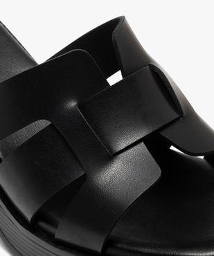 Mules à talon haut et bout ouvert femme vue6 - FOLLOW ME - GEMO