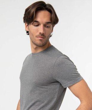 Tee-shirt homme à manches courtes et col rond vue2 - GEMO (HOMME) - GEMO