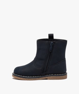 Boots bébé fille zippés à détails pailletés – Lulu Castagnette vue3 - LULU CASTAGNETT - GEMO