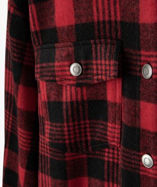 Veste fille façon chemise à carreaux vue3 - GEMO (JUNIOR) - GEMO
