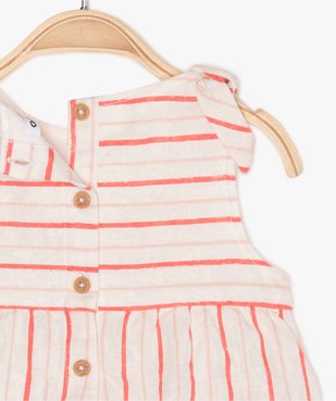 Ensemble bébé fille 2 pièces : combinaison + bandeau vue3 - GEMO (ENFANT) - GEMO