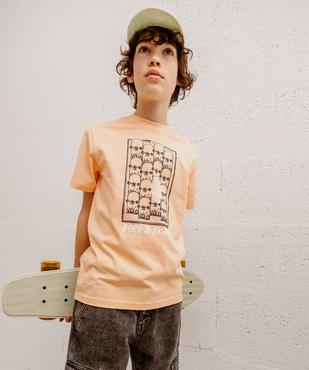 Tee-shirt graphique streetwear garçon vue2 - GEMO 4G GARCON - GEMO