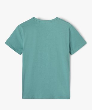 Tee-shirt garçon à manches courtes imprimé geek vue3 - GEMO (JUNIOR) - GEMO