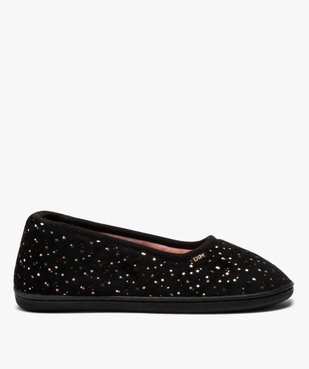 Chaussons femme ballerines en velours - Dim vue1 - DIM - GEMO