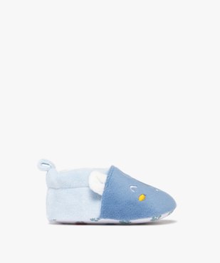 Chaussons de naissance bébé garçon rhinocéros en velours vue1 - LITTLE LOVE - GEMO