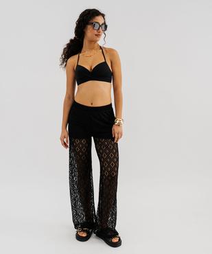 Pantalon de plage en dentelle femme vue4 - GEMO 4G FEMME - GEMO