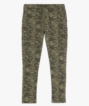 Pantalon homme multi-poches à motif camouflage vue4 - GEMO (HOMME) - GEMO