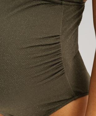 Maillot de bain une pièce effet pailleté spécial maternité vue2 - GEMO (PLAGE) - GEMO