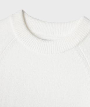 Pull col rond en maille douillette fille vue2 - GEMO (JUNIOR) - GEMO