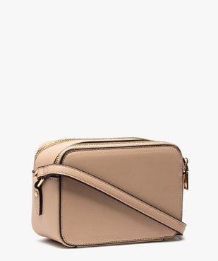 Sac femme forme rectangle avec devant perforé vue2 - GEMO (ACCESS) - GEMO