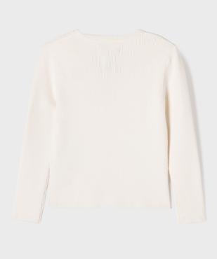 Pull en maille côtelée fille - LuluCastagnette vue3 - LULUCASTAGNETTE - GEMO