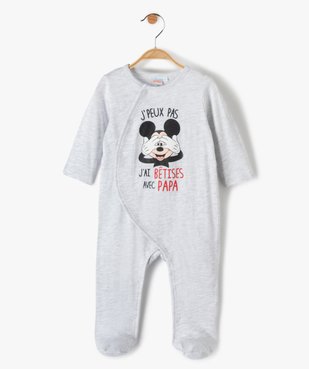 Pyjama dors-bien bébé avec motif Mickey - Disney vue1 - DISNEY DTR - GEMO