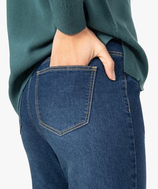Jean femme coupe Slim extensible vue2 - GEMO C4G FEMME - GEMO