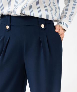 Pantalon en toile coupe large femme - LuluCastagnette vue2 - LULU CASTAGNETT - GEMO