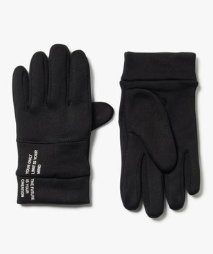 Gants en maille technique extensible garçon vue1 - GEMO (JUNIOR) - GEMO