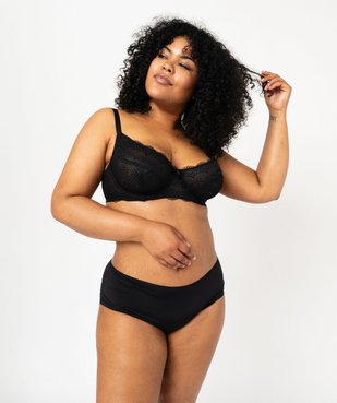 Soutien-gorge emboitant à armatures en dentelle grande taille vue6 - GEMO(HOMWR FEM) - GEMO