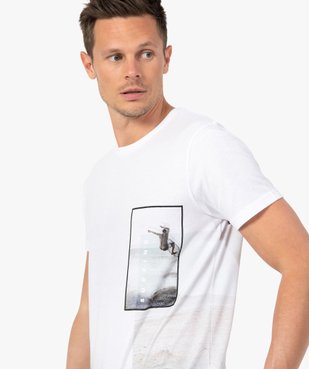 Tee-shirt homme à manches courtes motif surf vue2 - GEMO (HOMME) - GEMO