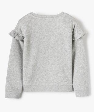 Sweat fille avec volants sur les épaules - Lulu Castagnette vue4 - LULUCASTAGNETTE - GEMO