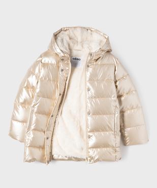 Manteau métallisé avec doublure chaude fille vue2 - GEMO (ENFANT) - GEMO