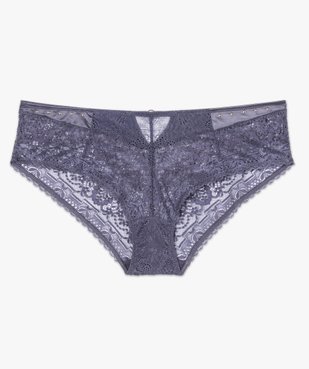 Culotte femme en dentelle et brides côtés vue4 - GEMO(HOMWR FEM) - GEMO