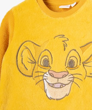 Pyjama 2 pièces velours avec motif Le Roi Lion bébé garçon - Disney vue2 - DISNEY BABY - GEMO