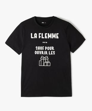 Tee-shirt de Noël à message garçon vue1 - GEMO (JUNIOR) - GEMO