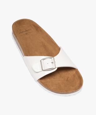 Mules à large bride vernie et semelle anatomique femme vue5 - VALENTINA BALDA - GEMO