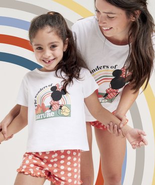 Pyjashort fille avec motif Minnie - Disney vue3 - DISNEY DTR - GEMO