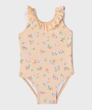 Maillot de bain une pièce à motifs fleuris bébé fille vue1 - GEMO(BEBE DEBT) - GEMO