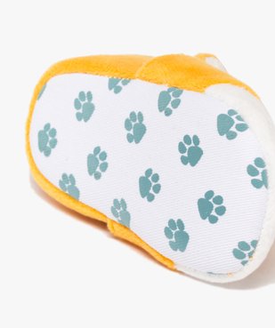 Chaussons de naissance bébé fille renard en velours vue6 - LITTLE LOVE - GEMO