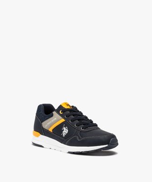 Tennis garçon multi-matières à lacets – US Polo Assn vue2 - US POLO - GEMO